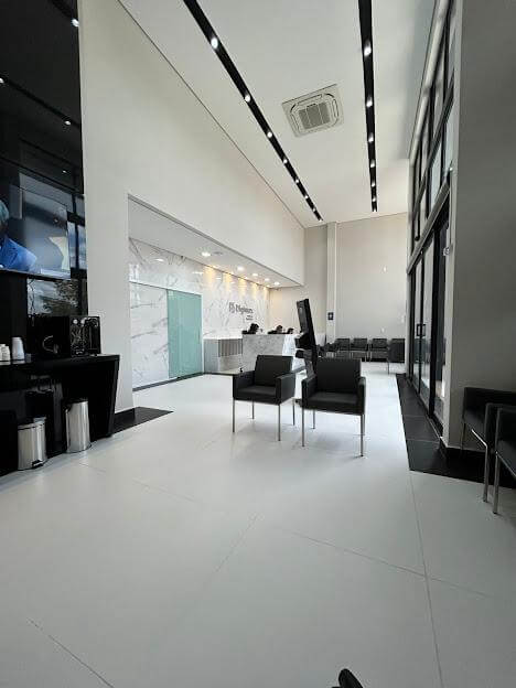 Hall interno da clínica Digimax